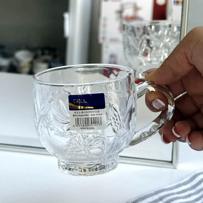 استکان چای خوری طرح برگ Deli