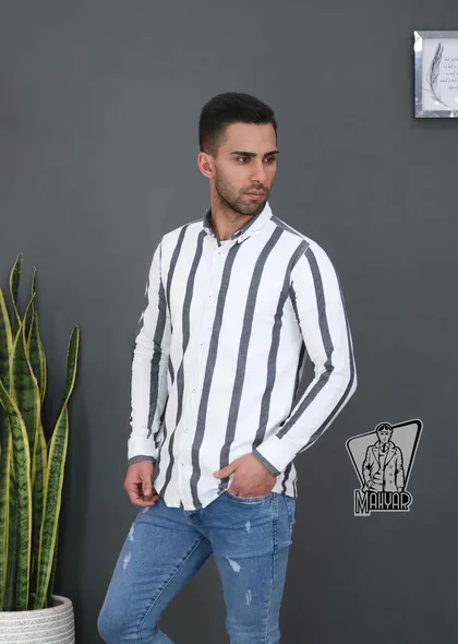 پیراهن راه راه مردانه POLO
