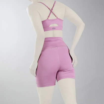 ست نیم‌تنه و کشاله بند ورزشی زنانه الو مدل 4B0153 بنفش روشن