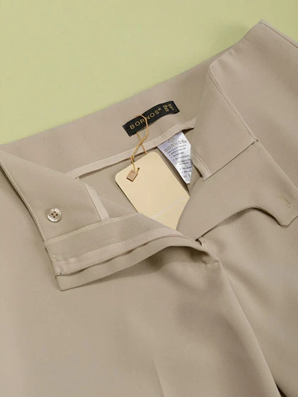 شلوار زنانه از بالا گشاد کرپ کره ای کلاسیک 10100