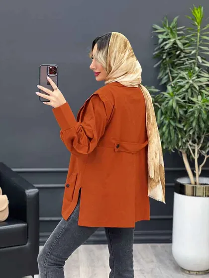 مانتو لینن سر شانه ژیله