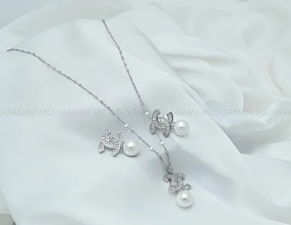 نیمست مرواریدی طرح شنل E02