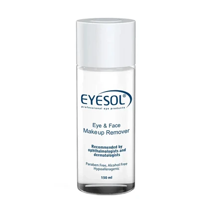 محلول پاک کننده تخصصی آرایش چشم و صورت آیسول 150 میل