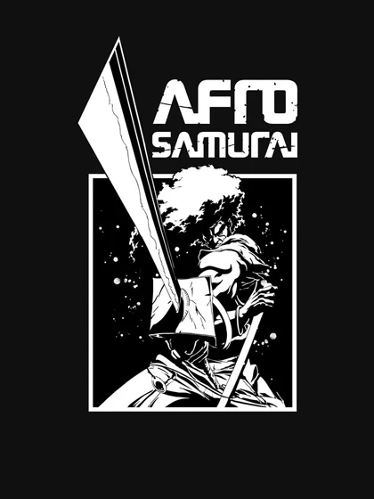 تیشرت لانگ انیمه AFRO SAMURAI افرو سامورایی Afro Samurai کد 185995