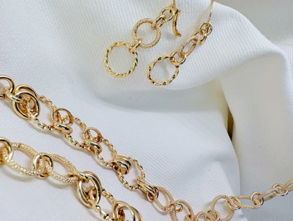 سرویس کامل برند شین مدل «حلقه‌های خورشید» | بافت شنی درخشان با گارانتی 1 ساله