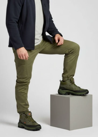 کفش ساق‌دار مردانه سبز مدل JAX