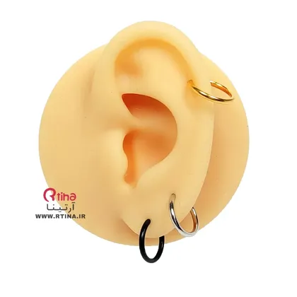 گوشواره فیک گوش مدل حلقه کوچک (گوش و بینی) قطر 1cm