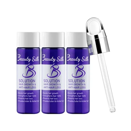محلول مناسب موهای دارای ریزش بیوتی سیلک 3x30 ml
