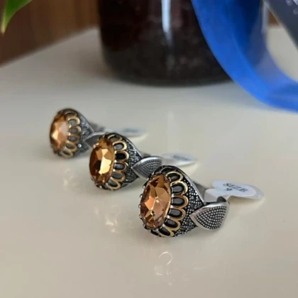 انگشتر استیل رنگ ثابت مردانه کد tw10013