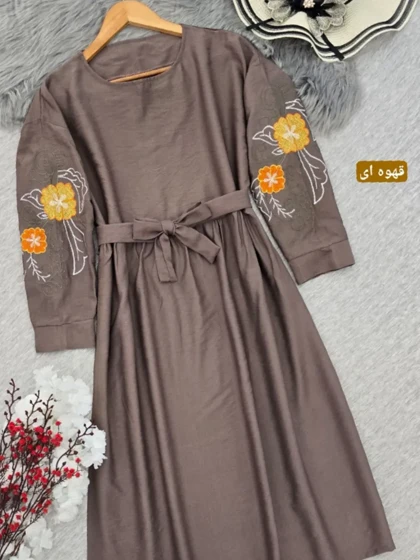 پیراهن گلدوزی دلوین