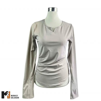 آستین بلند زنانه ورزشی یقه هفت کد 044