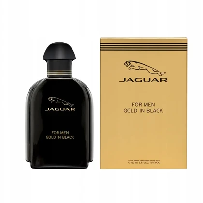 ادوتویلت مردانه جگوار مدل For Men Gold in Black حجم 100 میلی لیتر