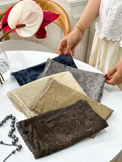 شال حریرابریشم دایرا