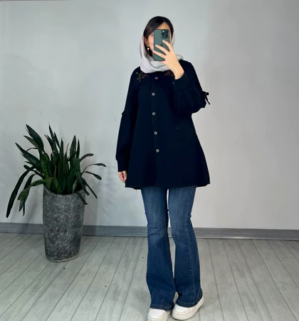 مانتو گلدوزی ارکیده(ایراد دار)
