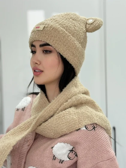 شال و کلاه استیکر مین