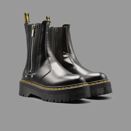 بوت دکتر مارتینز 2976 پلتفرم چلسی مشکی Dr.Martens 2976 Platform Chelsea Black