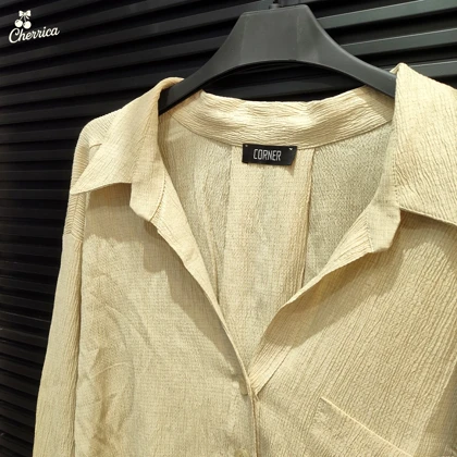 شومیز پفکی آستین بلند زنانه و دخترانه کد 31