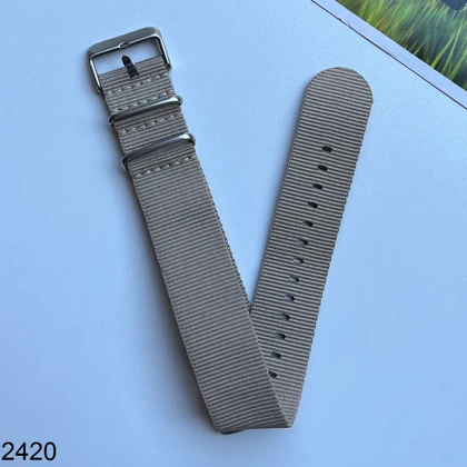 بند نیتو برزنتی کرم(خاکی) سایز 24mm کد 2420