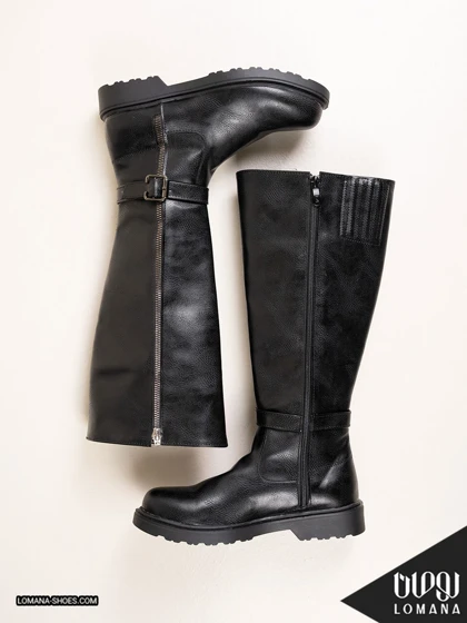 بوت بلند دوزیپ لومانا - کد 2612