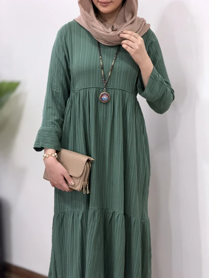 پیراهن مانتویی آهو(ایراد دار)