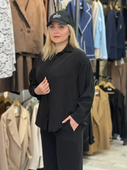 شومیز سیلک تابستانی لخت و ریزشی