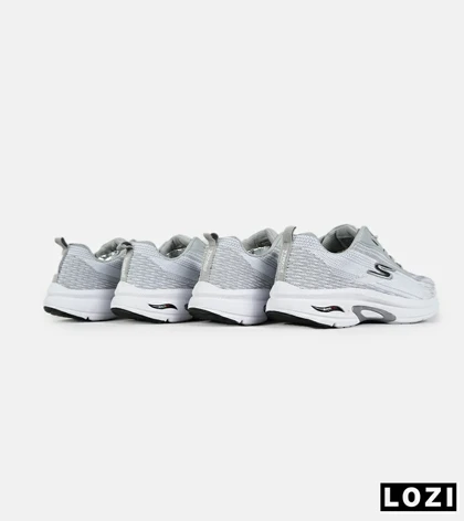 کفش کتانی طبی ورزشی طوسی SKECHERS archfit مدل 7435