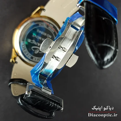 ساعت مچی مردانه موتور ژاپن برند الگانس مدل DO1193 بند چرمی