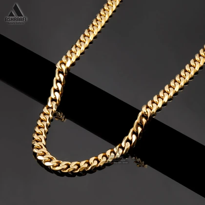 گردنبند زنجیری طلایی Monaco Chain Necklace G1