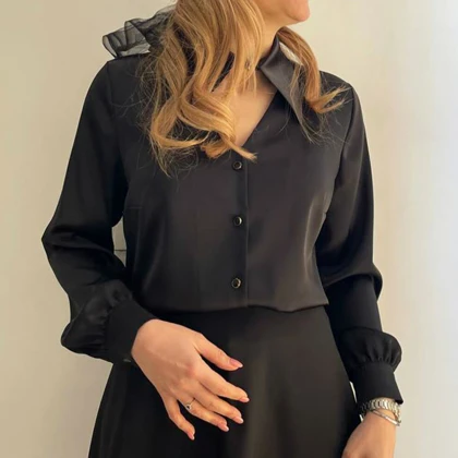 شومیز زنانه ساتن الینور ( Eleanor )- کد 2253