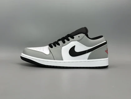 کتانی نایکی جردن1لو اسموک گری/Nike Air Jordan 1 low