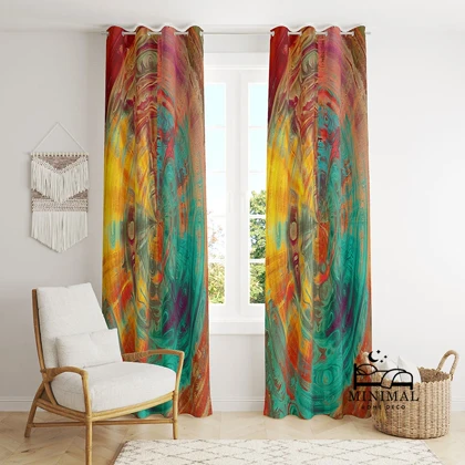 پرده اسپرت طرح پتینه مدل W4958