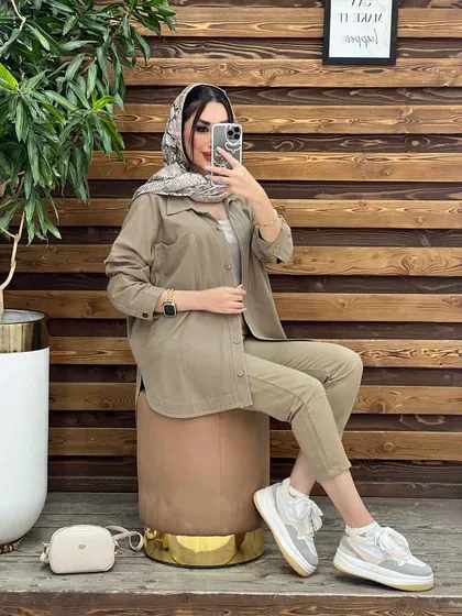 مانتو شومیزی دوخت دار