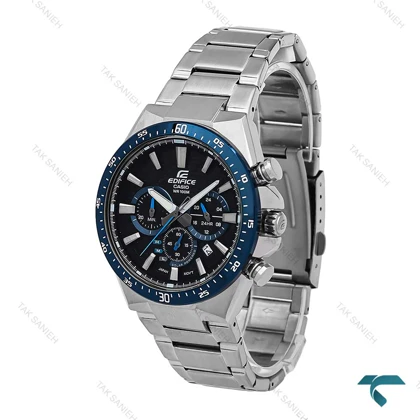 ساعت مردانه کاسیو ادیفایس EQS-800 استیل صفحه سرمه ای Edifice-6776-G