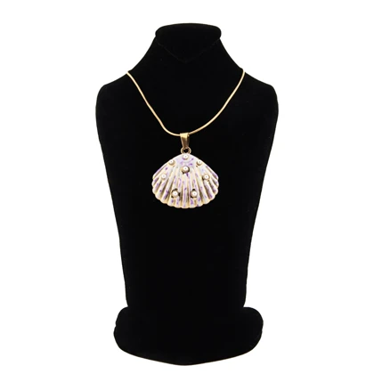 گردنبند زنانه طرح صدف