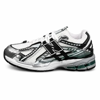 کتانی مردانه نیوبالانس 1906 سفید نقره ای New BALANCE 1906