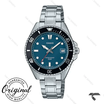 ساعت کاسیو مردانه MDV-10D-2A1V اصل استیل سرمه ای Casio-11825-G