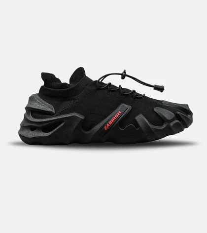 کفش کتانی مردانه مشکی قرمز BALENCIAGA مدل 8969