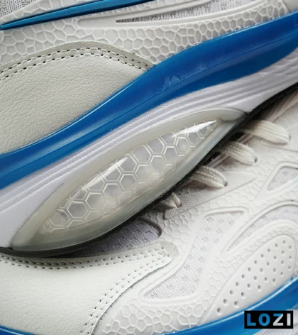 کفش کتانی مردانه سفید آبی Nike air max pluse