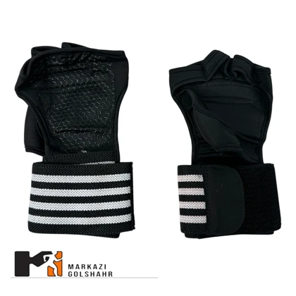 دستکش بدنسازی مچبند دار کد y-10