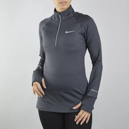 استرج نیم زیپ زنانه نایک مدل SRN-2B1286 طوسی تیره