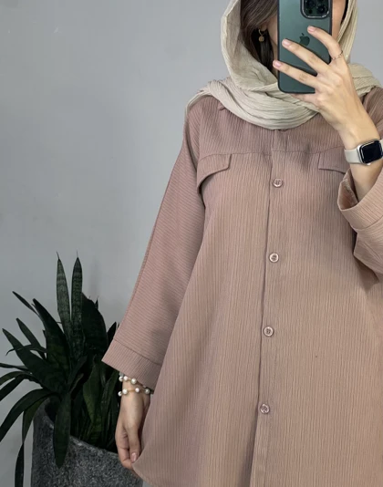 مانتو دکمه دار برکه 7