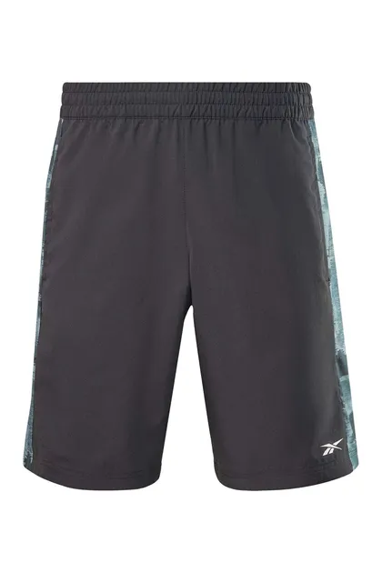 شورت مردانه مشکی TRAIN CAMO WOVEN SH