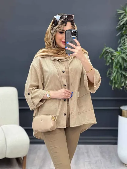 مانتو آستین پاگن هیوا