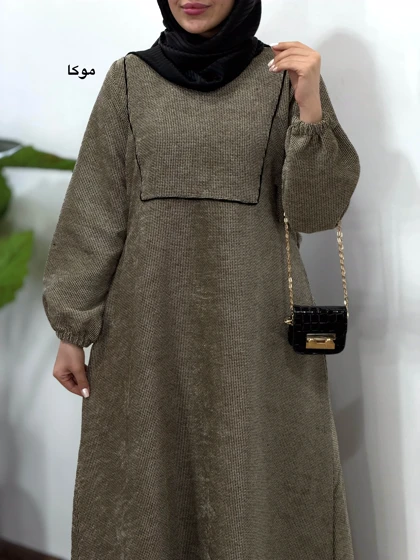 پیراهن مانتویی لمروز الیزا