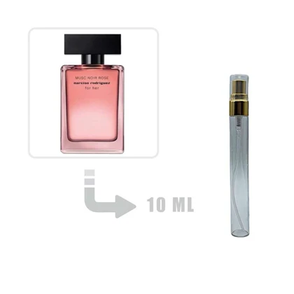 دکانت عطر ادکلن نارسیس رودریگز ماسک نویر رز زنانه 10 میل اصلی Narciso Rodriguez Musc Noir Rose for Her for Woman 10ml