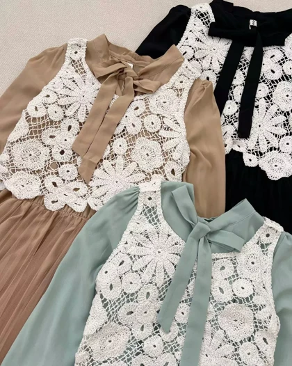 ست پیراهن با رویی کد 5401