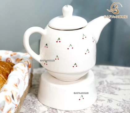 سرویس صبحانه خوری دوژان طرح گیلاس 25 پارچه