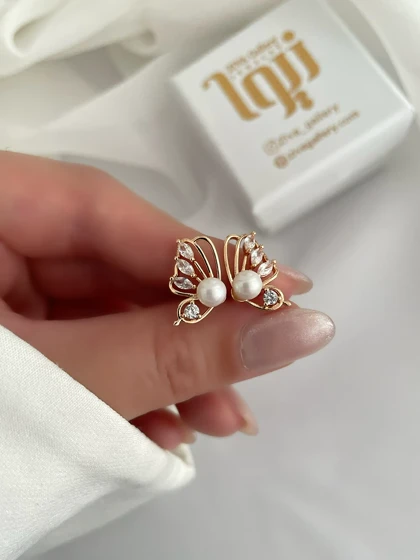 گوشواره های میخی مرواریدی ژوپینگ