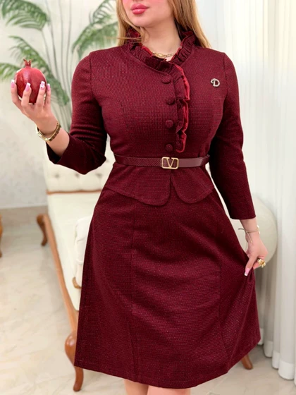 پیراهن شنل یلدایی 3611