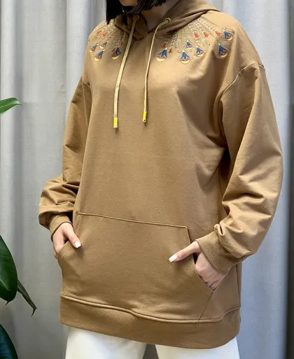 هودی گلدوزی طاووس